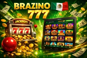 Slot 777 y tablet con juegos Brazino